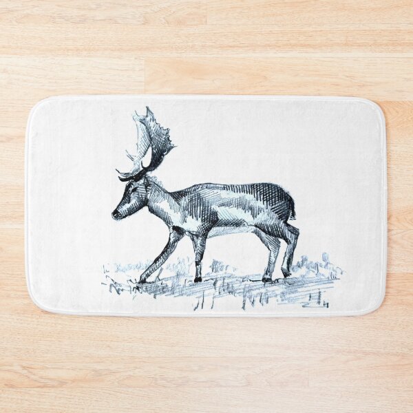 Item preview, Study of a Deer in Motion | Graphite designed and sold by miguelfra.artwork.