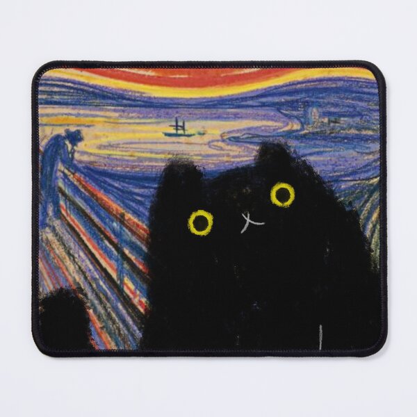 Item preview, Cat Scream Expressionist Art Poster designed and sold by postur.