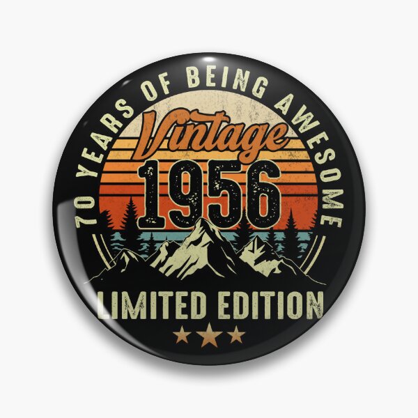 Item preview,  70th Birthday, Vintage 1956 Retro Party Birthday Gift  designed and sold by FernaRoje.