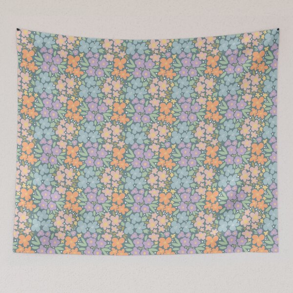 Item preview, Flower Explosion, Floral pattern designed and sold by Lone Jensen.