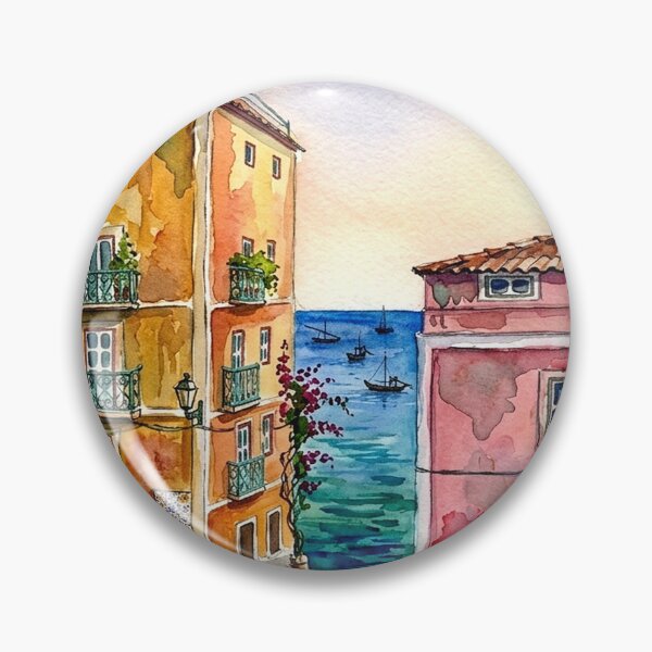 Item preview, Cozy Lisbon Street Scene designed and sold by posteriocrew.