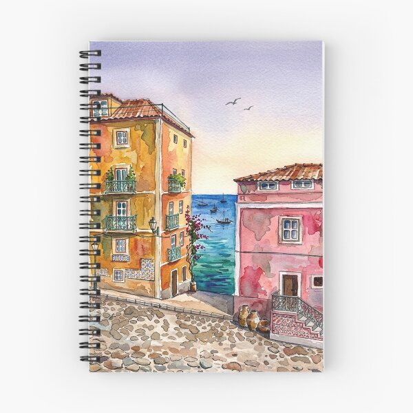 Item preview, Cozy Lisbon Street Scene designed and sold by posteriocrew.