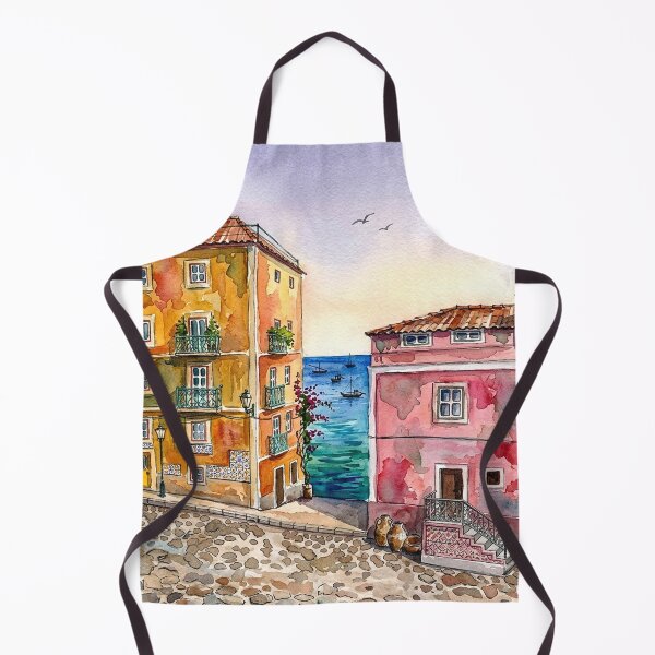 Item preview, Cozy Lisbon Street Scene designed and sold by posteriocrew.
