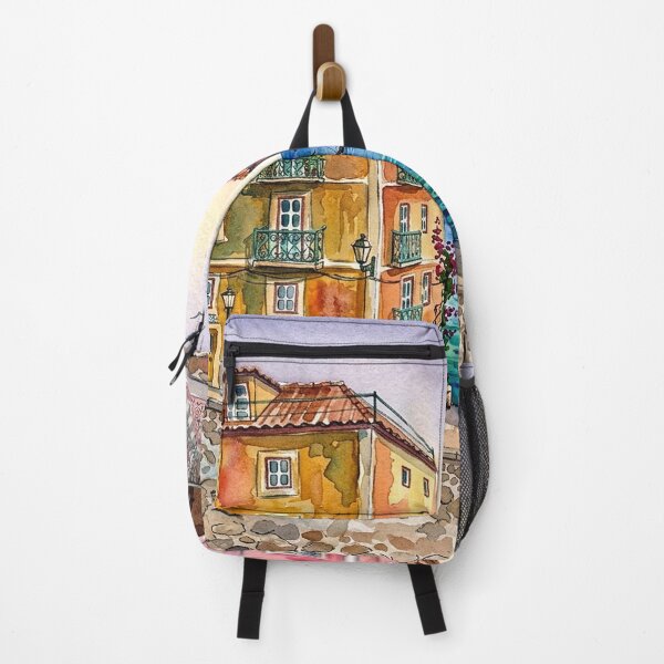 Item preview, Cozy Lisbon Street Scene designed and sold by posteriocrew.