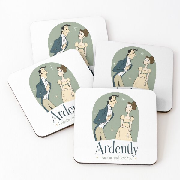 Item preview, Ardently I Admire and Love You Pride and Prejudice Quote designed and sold by Fenay Designs.