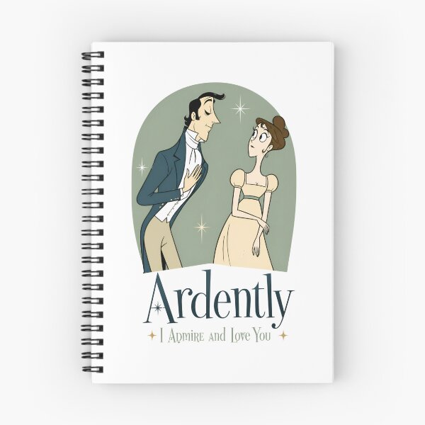 Item preview, Ardently I Admire and Love You Pride and Prejudice Quote designed and sold by Fenay Designs.