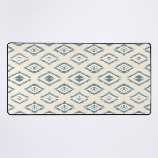 Item preview, Thai Flowers Blue Modern Tribal Seamless Pattern designed and sold by Mystic Threads Design.