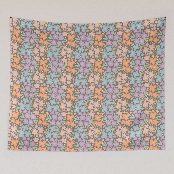 Item preview, Flower Explosion, Floral pattern designed and sold by Lone Jensen.