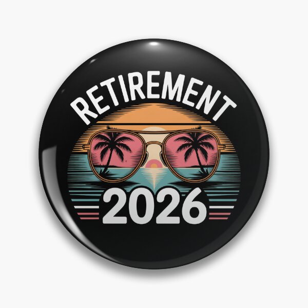 Item preview, Retirement 2026 Retro Beach designed and sold by Majnon8bp.