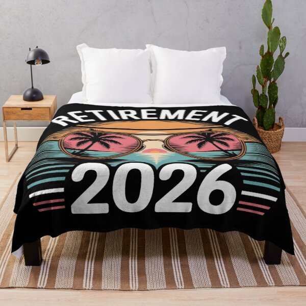 Item preview, Retirement 2026 Retro Beach designed and sold by Majnon8bp.