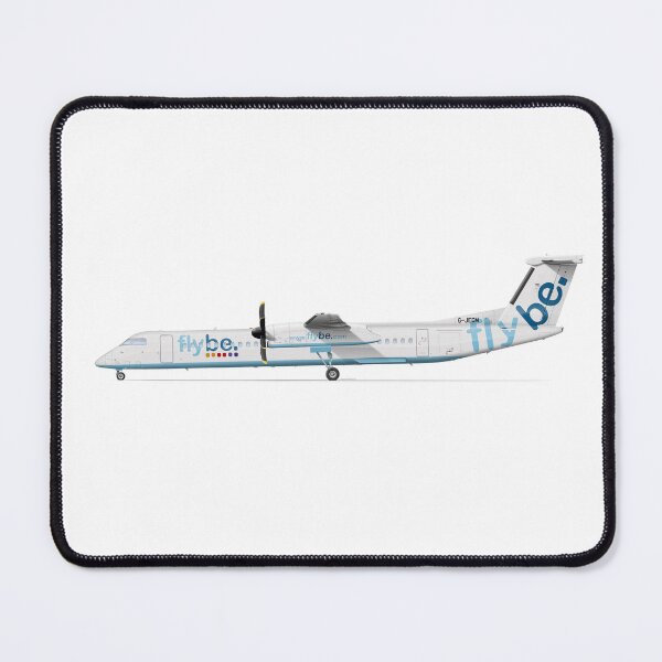 Item preview, DHC DASH 8 Q400 G-JECM FLYBE 2013 designed and sold by Grubby Fingers Aircraft Illustration.