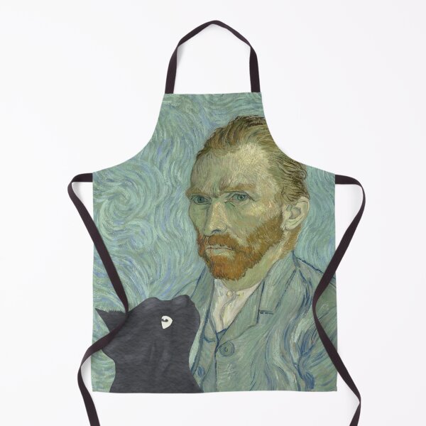 Item preview, Cat Van Gogh Self Portrait Style Poster designed and sold by postur.