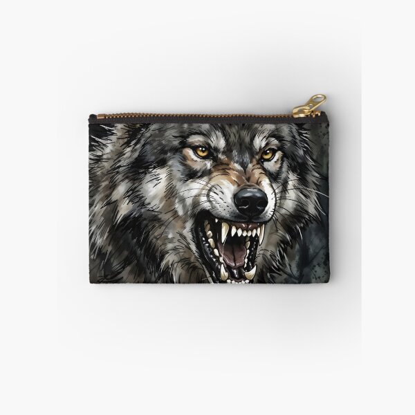 Item preview, Gray Wolf Snarling - Alpha Predator Wildlife designed and sold by RubisLeaf.
