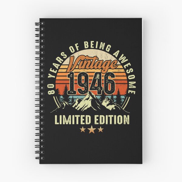 Item preview, 80th Birthday, Vintage 1946 Retro Party Birthday Gift  designed and sold by FernaRoje.