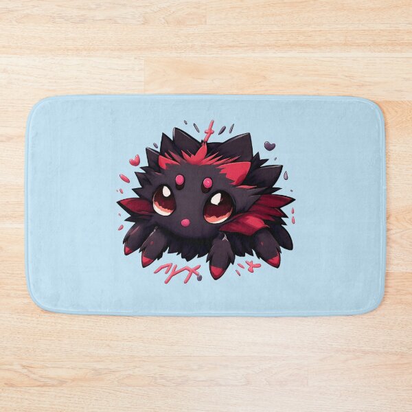 Item preview, Dark Joltik Inspired Chibi Sticker – Cute Electric Spider with Red Accents designed and sold by Bhaskar Digital Art.