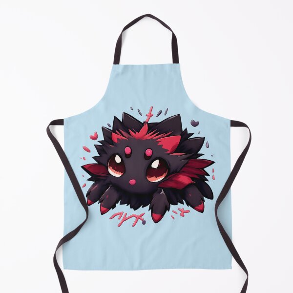 Item preview, Dark Joltik Inspired Chibi Sticker – Cute Electric Spider with Red Accents designed and sold by Bhaskar Digital Art.
