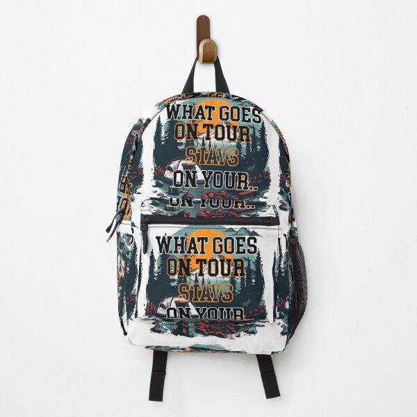 Item preview, What Goes On Tour Stays On Your. Tour Vintage Camping Adventure Design designed and sold by DesignArtist.ia.