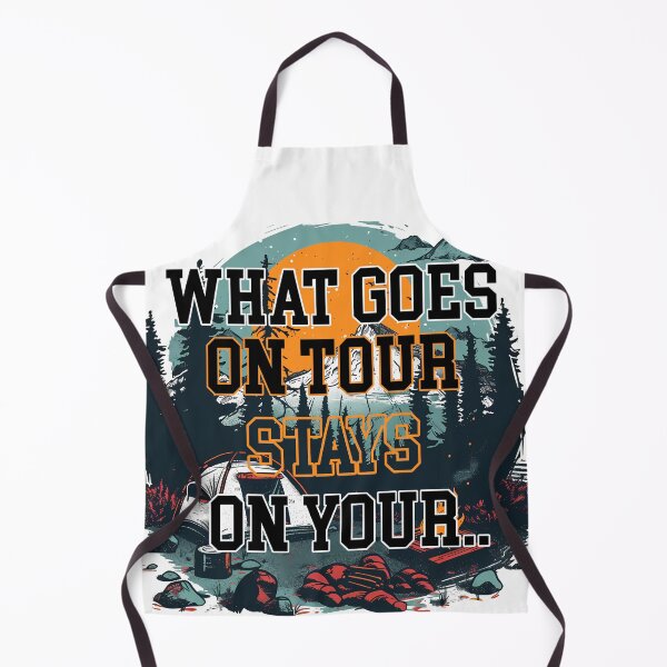 Item preview, What Goes On Tour Stays On Your. Tour Vintage Camping Adventure Design designed and sold by DesignArtist.ia.