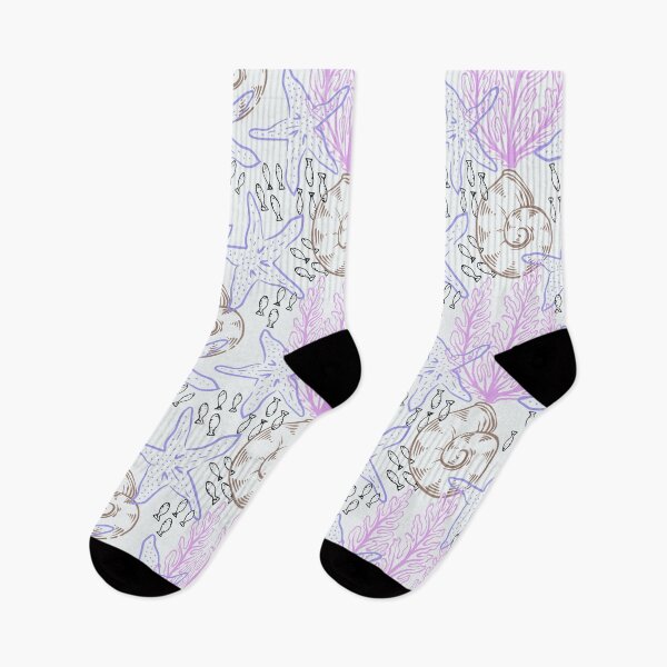 Item preview, Pastel Starfish Seamless Pattern designed and sold by swati30designs.