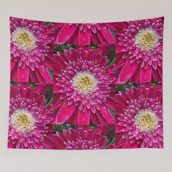 Item preview, Little gems on the pedals of a Gerber Daisy designed and sold by Betsy Phillips.