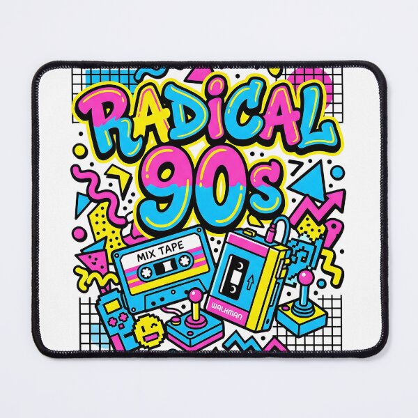 Item preview, Radical 90s Nostalgia Pack - Vaporwave Mix Tape & Walkman Art designed and sold by ColorCube1.