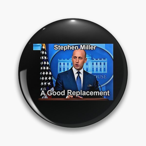 Artikelvorschau, Stephen Miller Ein guter Ersatz weiß entworfen und verkauft von NinigFox.