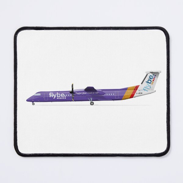 Item preview, DHC DASH 8 Q400 G-JECM FLYBE 2016 designed and sold by Grubby Fingers Aircraft Illustration.