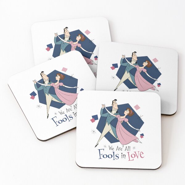 Item preview, We Are All Fools in Love Pride and Prejudice Romance designed and sold by Fenay Designs.