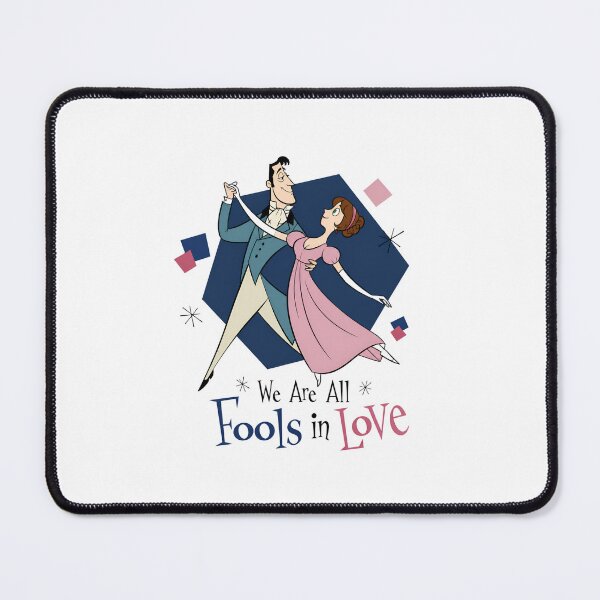 Item preview, We Are All Fools in Love Pride and Prejudice Romance designed and sold by Fenay Designs.