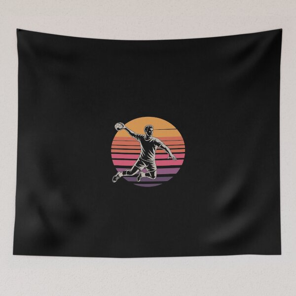 Item preview, Retro Handball Player designed and sold by jkrphoto.