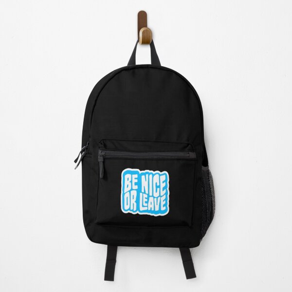 Item preview, Be Nice Or Leave Funny Bold Statement Attitude Quote designed and sold by shirt-o-mat.