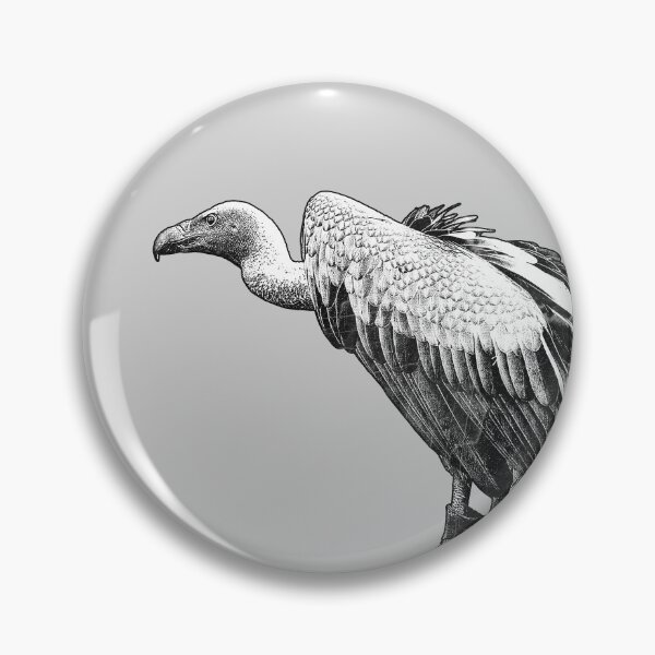 Item preview, Griffon Vulture Dark Nature Gothic Bird designed and sold by Ghoul Enterprises.