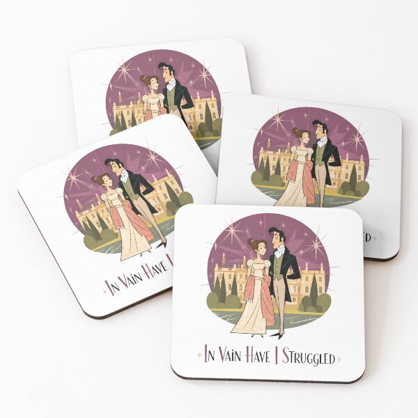 Item preview, In Vain Have I Struggled Pride and Prejudice Quote designed and sold by Fenay Designs.