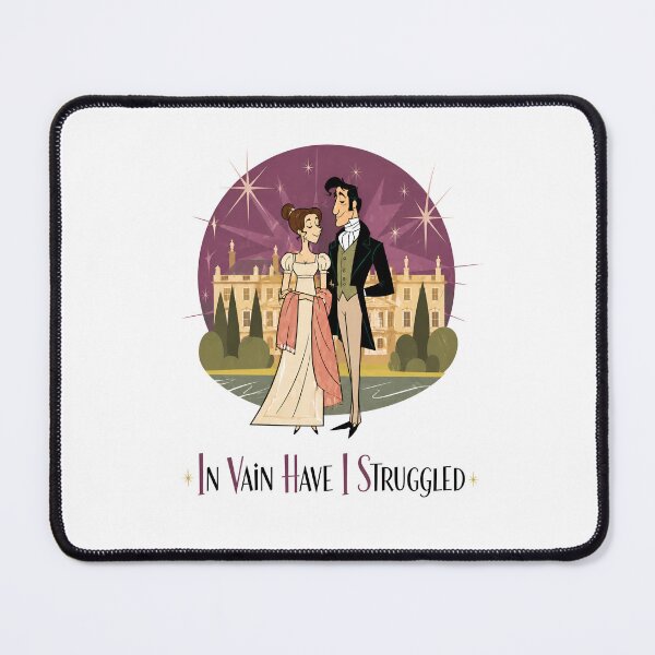 Item preview, In Vain Have I Struggled Pride and Prejudice Quote designed and sold by Fenay Designs.