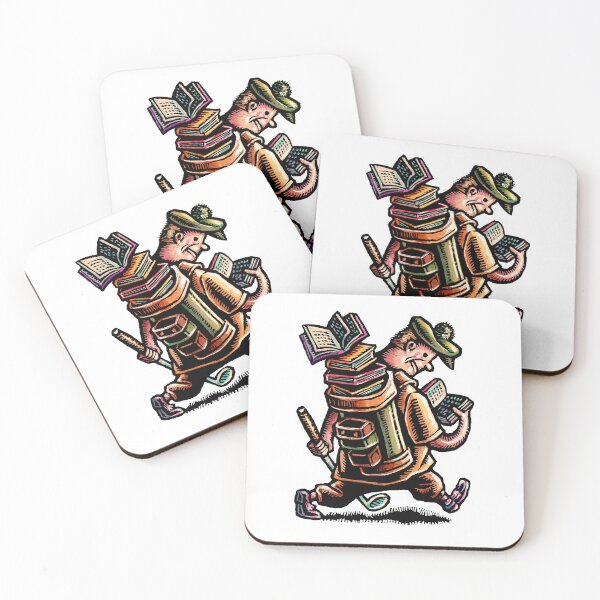 Item preview, Man carrying a golf bag on a golf course filled with books designed and sold by LisaHaney.