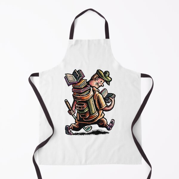Item preview, Man carrying a golf bag on a golf course filled with books designed and sold by LisaHaney.