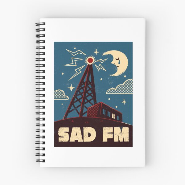 Artikelvorschau, Trauriges FM-Radioturm-Nacht-Indie-Ästhetik-Musik-Shirt entworfen und verkauft von MarcelaR12.