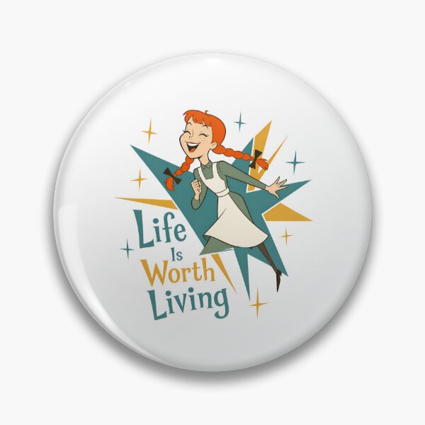 Item preview, Anne of Green Gables Life Is Worth Living Quote designed and sold by Fenay Designs.