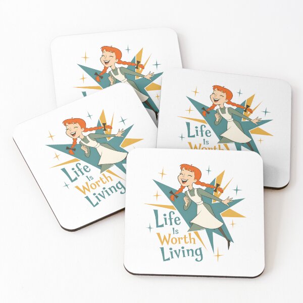 Item preview, Anne of Green Gables Life Is Worth Living Quote designed and sold by Fenay Designs.