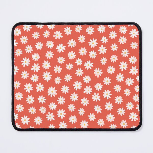 Item preview, Summer Daisy Fields | Orange Flower Pattern designed and sold by byJessShah.