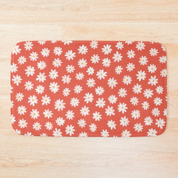 Item preview, Summer Daisy Fields | Orange Flower Pattern designed and sold by byJessShah.