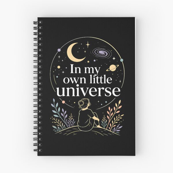 Item preview, In my own little universe – Space Quote designed and sold by FreshPixelArt.
