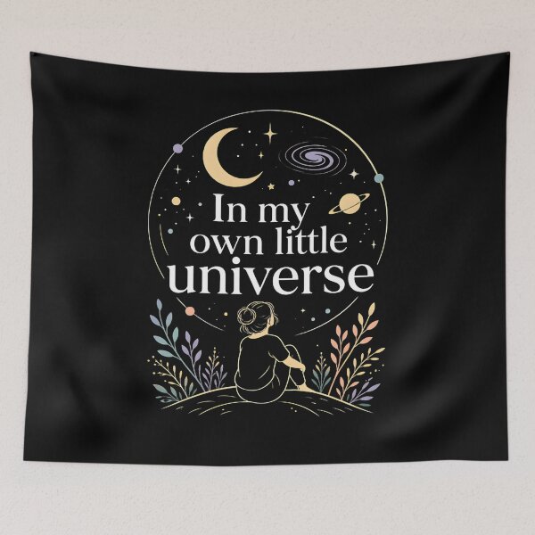 Item preview, In my own little universe – Space Quote designed and sold by FreshPixelArt.