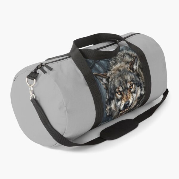 Item preview, Alpha Gray Wolf Snarling - Timber Wolf Wildlife  designed and sold by RubisLeaf.