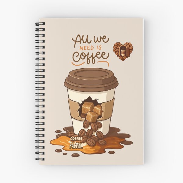 Item preview, All We Need Is Coffee – Funny Abstract Spilled Coffee Mug T-Shirt designed and sold by Aimetoi.