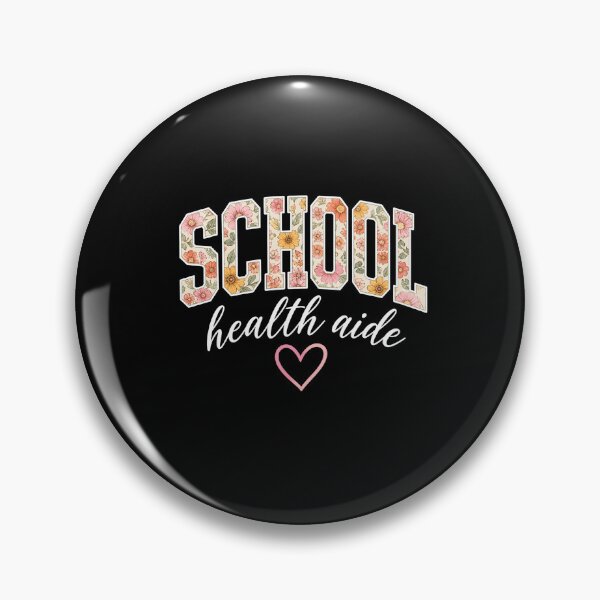 Item preview, School Health Aide Shirt Floral Retro T-Shirt, Cute Healthcare Worker Gift, Nurse Appreciation Graphic Tee designed and sold by AsturShop.