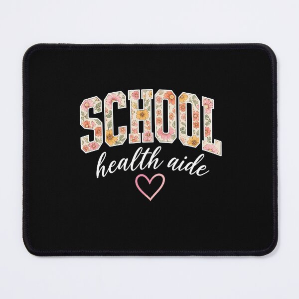 Item preview, School Health Aide Shirt Floral Retro T-Shirt, Cute Healthcare Worker Gift, Nurse Appreciation Graphic Tee designed and sold by AsturShop.