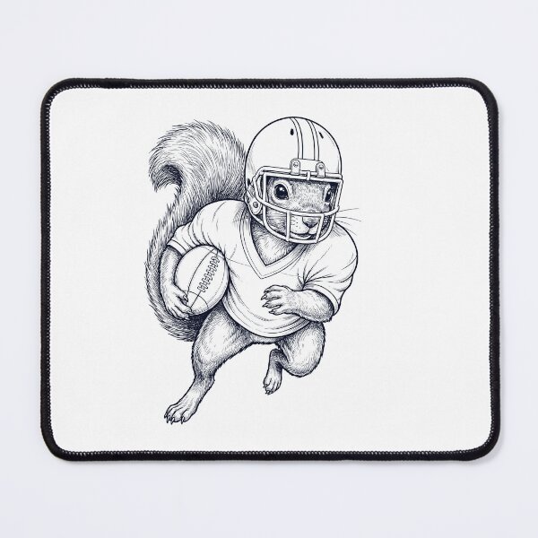 Item preview, Vintage Squirrel Playing American Football Player Animal Lover designed and sold by TerryConnells.