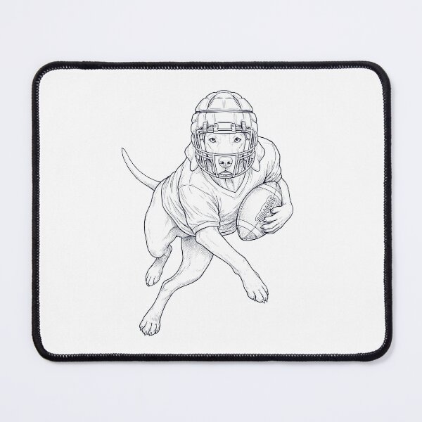 Item preview, Vintage Vizsla Playing American Football Player Dog Lover designed and sold by TerryConnells.