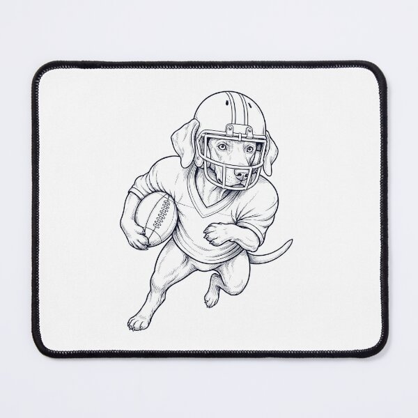 Item preview, Vintage Weimaraner Playing American Football Player Dog Lover designed and sold by TerryConnells.